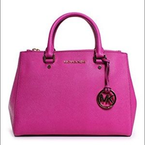 Michael Kors Saffiano Medium Sutton Satchel